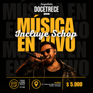 Música en Vivo en Ñuñoa | Sábados en DoceTrece